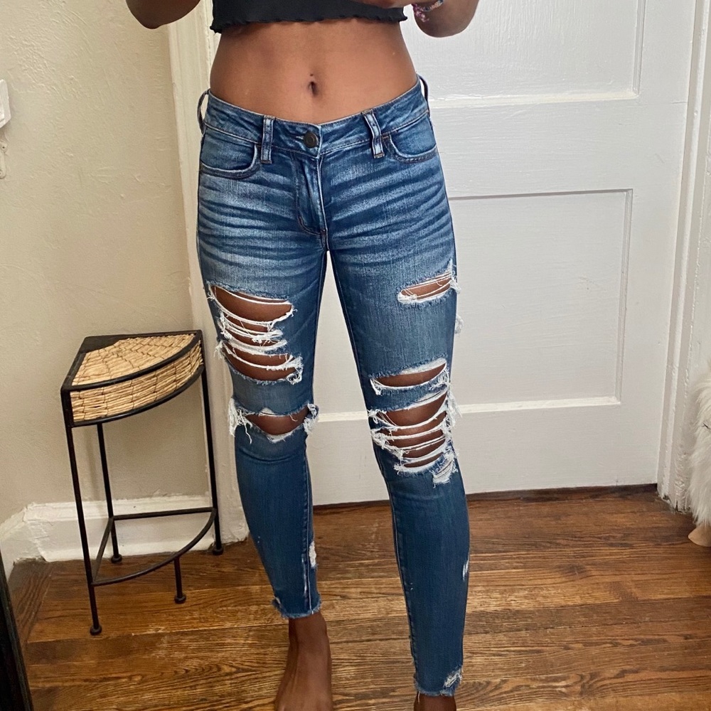 american eagle jegging crop